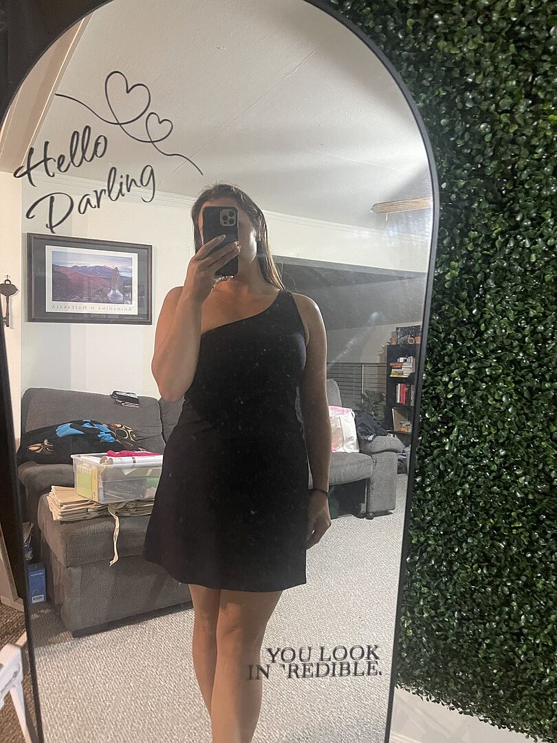 spanx for one shoulder dress One-Shoulder Dress (Women)