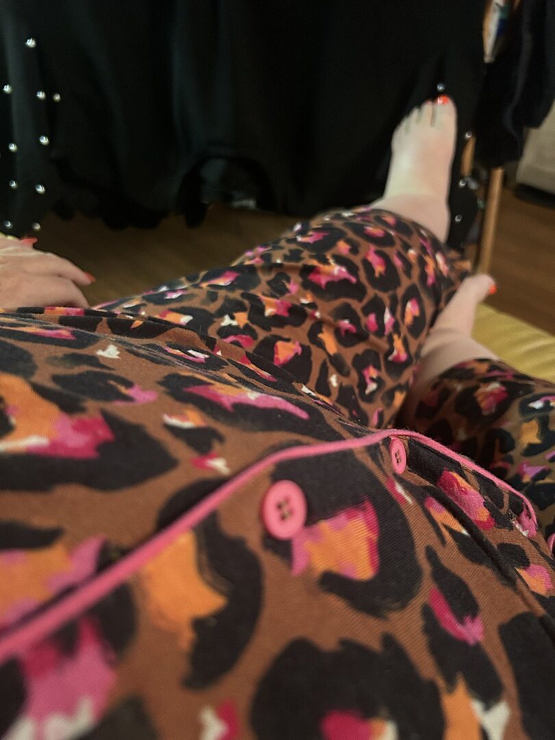 Zen L/S Shirt & Pant Sleepwear Set in Bronze Leopard by Kasey Rainbow photo review
