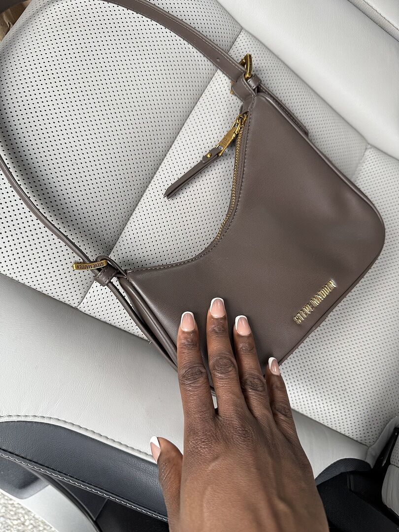SMITH Bag Bronze Asymmetric Shoulder Handbag – Steve Madden
