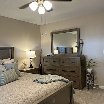 Artisan 4 Piece King Panel Bedroom Set | Transitional | by Bob's Discount Furniture Great bedroom set!