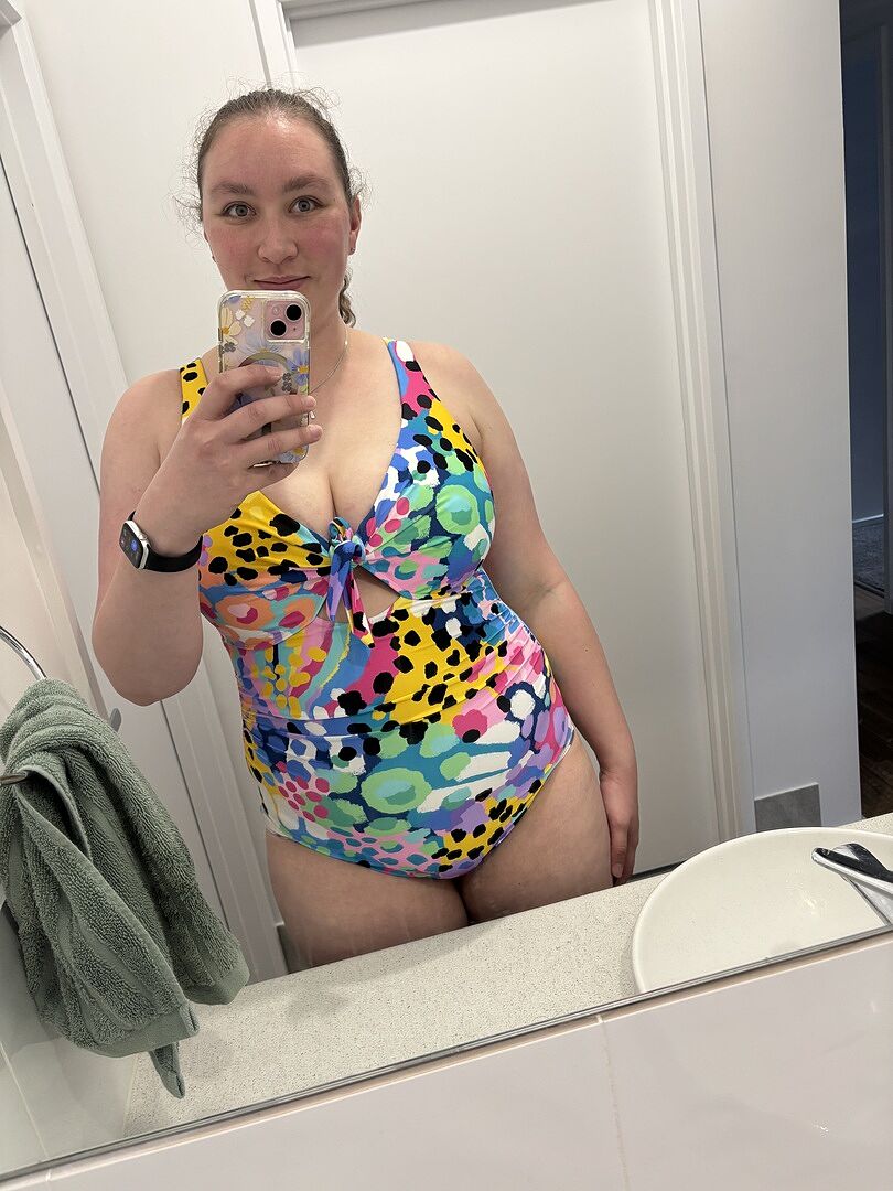 Noosa Tie One Piece in Kasey Swim by Kasey Rainbow photo review