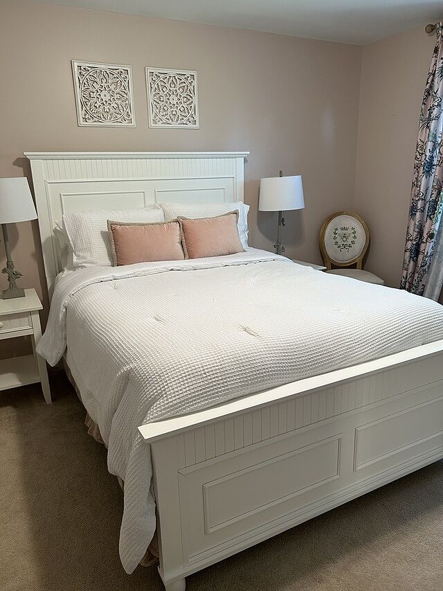 Spencer Queen White Panel Bed Bed is a dream
