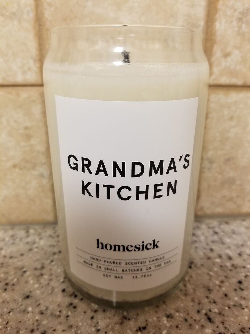 Grandma's Kitchen Candle Butter & Apple Scented Candle Homesick