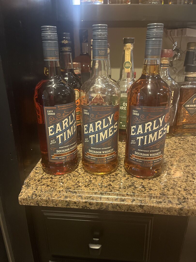 Buy Early Times Bottled in Bond Bourbon Whiskey 1000 ml Online