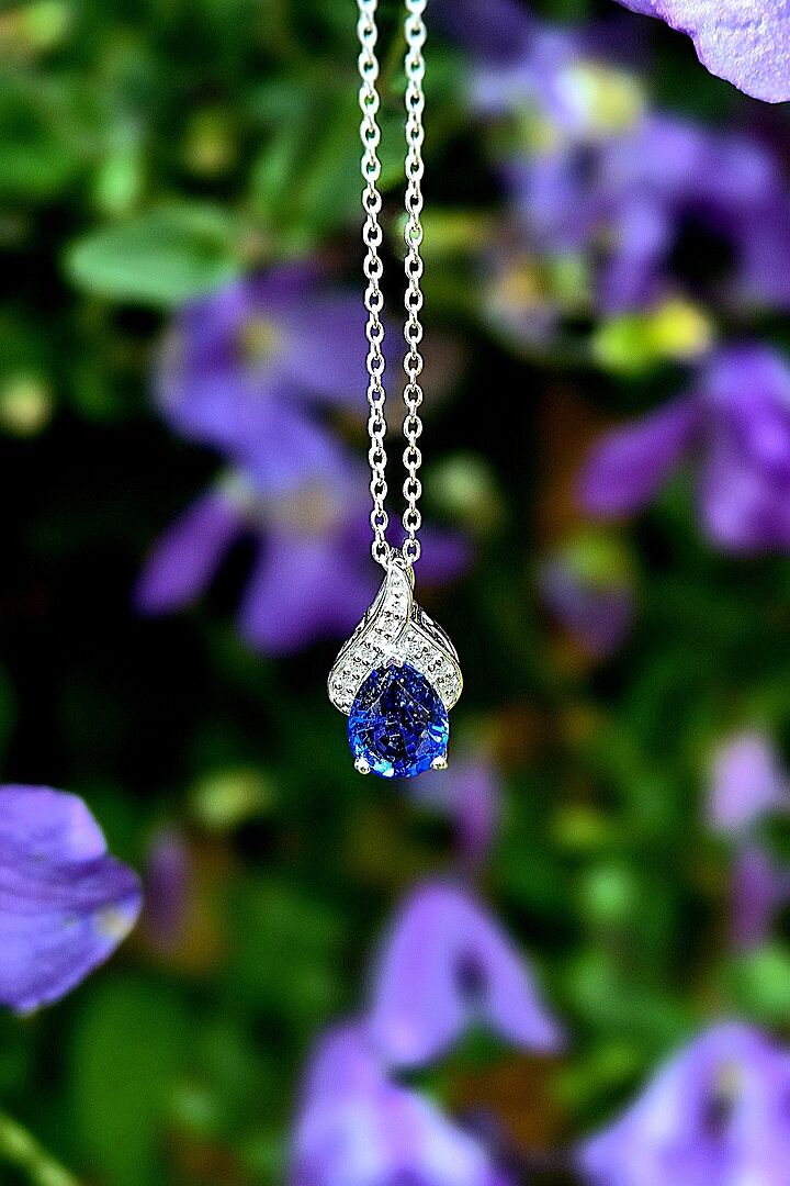 Sapphire and Diamond Necklace