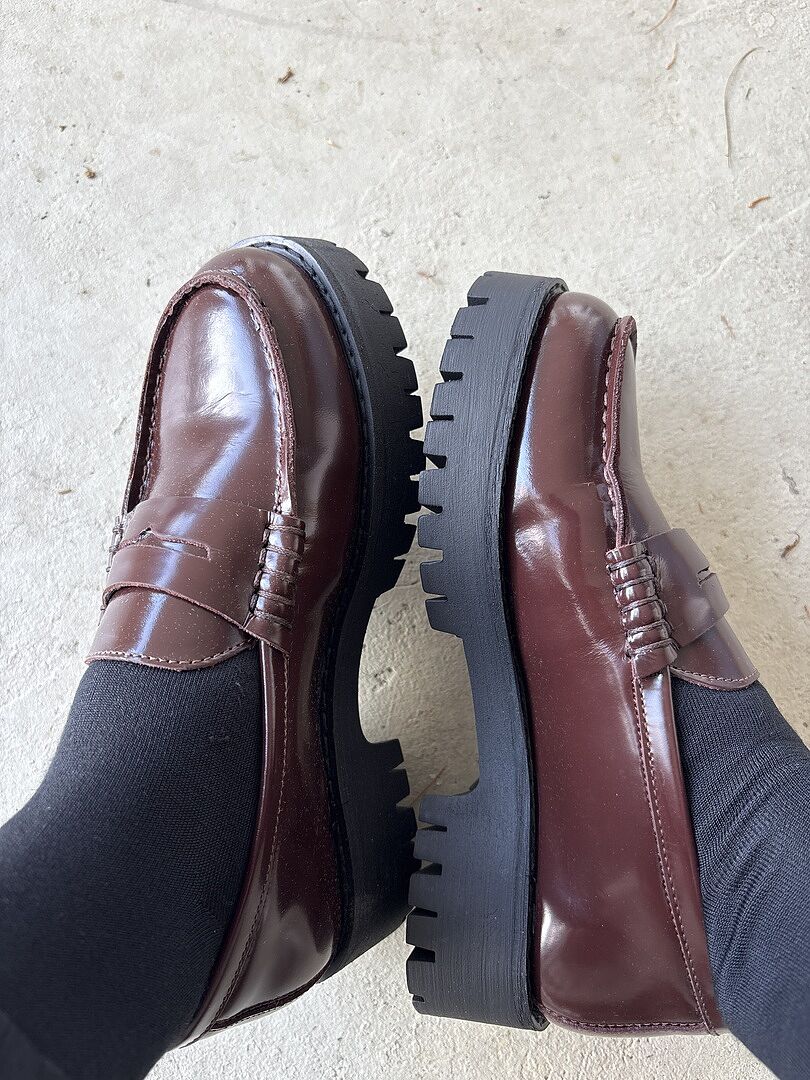 LANGSTEN Burgundy Women's Platform Lug Loafer – Steve Madden