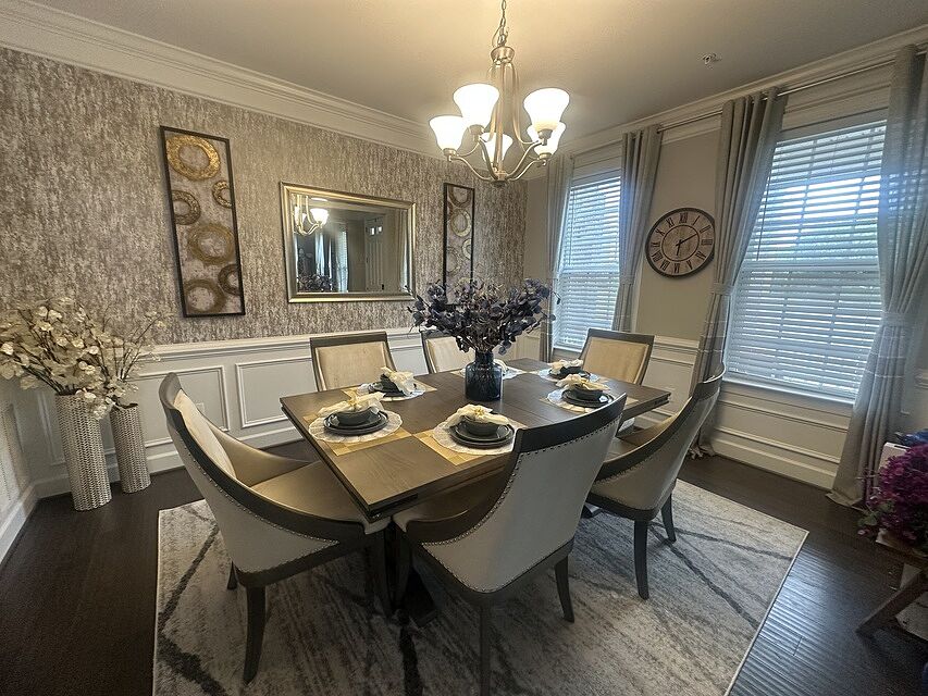 Hudson Extendable Trestle Dining Table | Transitional Dining Tables by Bob's Discount Furniture Dining Room Luxury