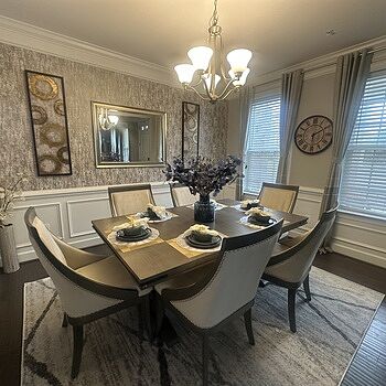 Hudson Gray Extendable Trestle Dining Table Dining Room Luxury