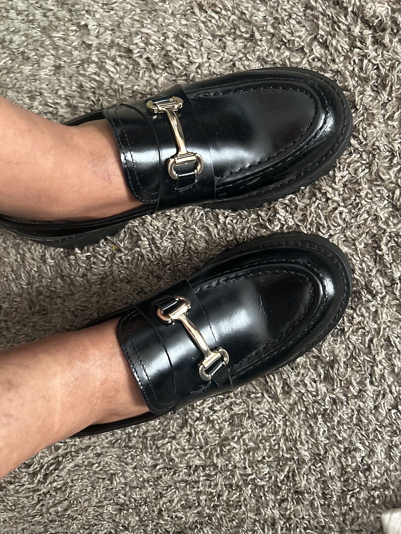 LANDO Black Leather Lug Women's Loafer – Steve Madden