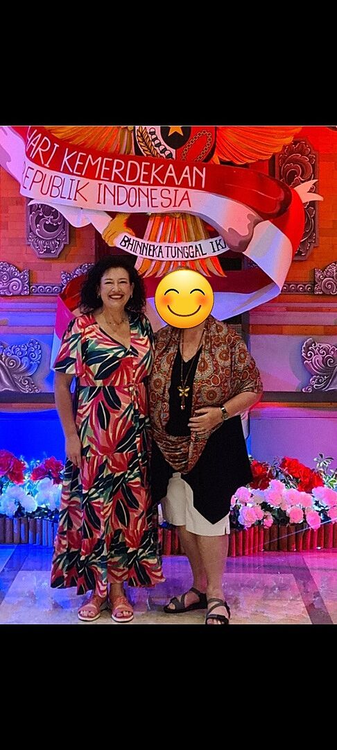 Side Stripe Linen Blend Pants in Black/Cream photo review