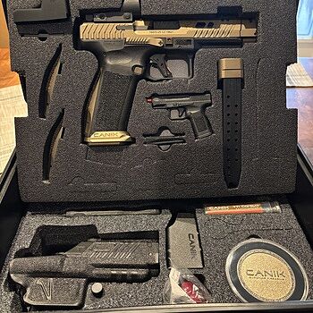 Canik TTI Combat 9mm 4.6" 18rd Pistol w/MeCanik MO3, Bronze / Black - HG7854V-N Fast shipping and product as advertised