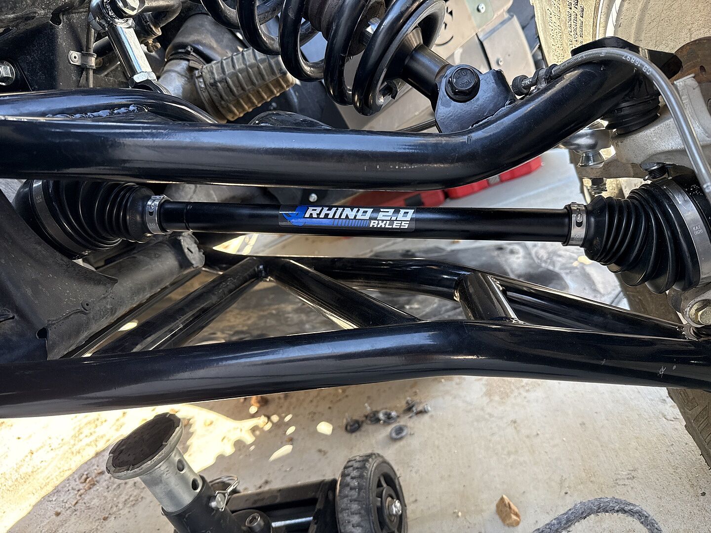 SuperATV Rhino 2.0 Heavy-Duty Rear Axle For Can-Am Commander 800/1000 (2011-2015)