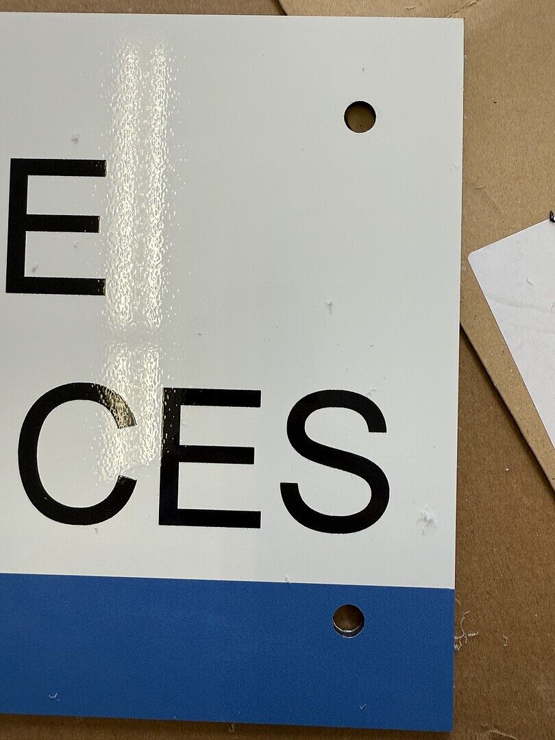 löcher zu gross