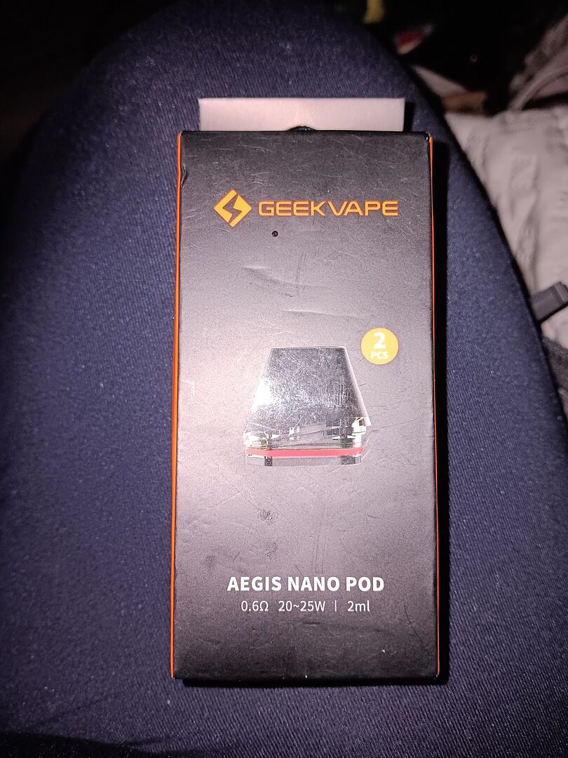Geekvape Aegis Nano Pods Geekvape Aegis Nano Pods x 2 (Pack) Geek Vape AEGIS NANO Replacement Pods .99 Geekvape Aegis Nano Pods Geekvape Aegis Nano Pods x 2 (Pack) Geek Vape AEGIS NANO Replacement Pods .99
