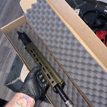 PSA 16" Mid-Length 5.56 NATO 1:7 Nitride 13" Lightweight Hex M-Lok Upper No BCG & CH, ODG