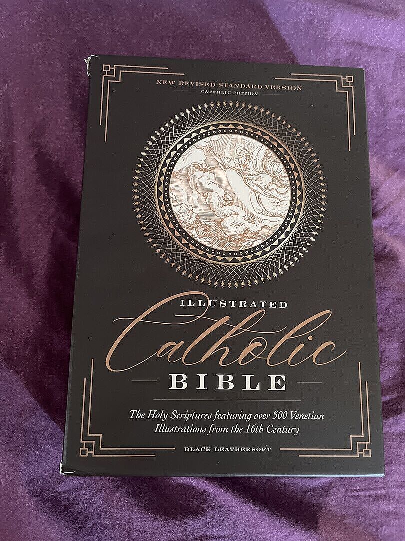 ジョンロバートパワーズ　教科書 NRSVCE, Illustrated Catholic Bible, Comfort Print: Holy Bible