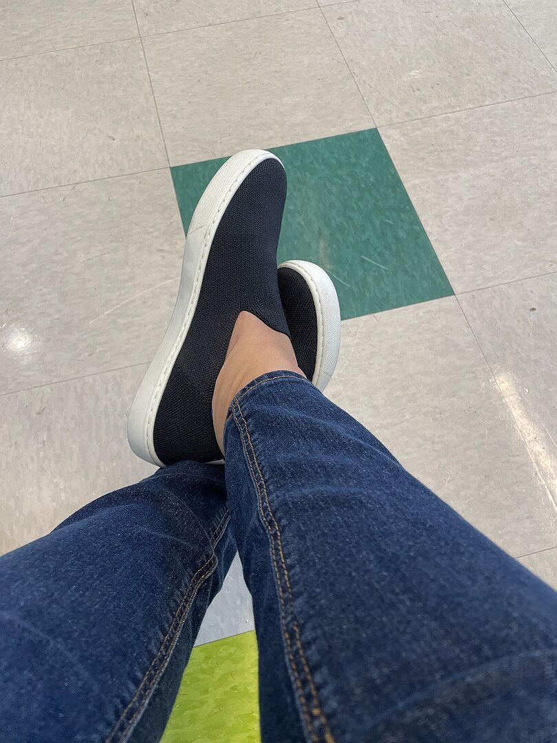 Rothy’s The Original Slip On Sneaker black size 8.5 The Original Slip On Sneaker in Black Solid | Rothy main image 4