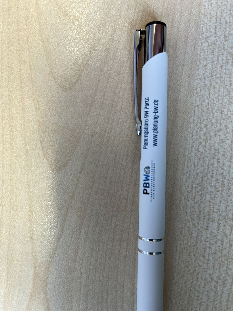 Bewertung Kugelschreiber Aufdruck