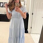princess polly baby blue dress BILLABONG Off The Coast Dress main image 1