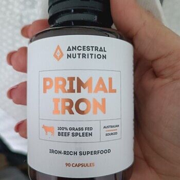Primal Iron 100% Grass-Fed Beef Spleen Iron levels have shot up