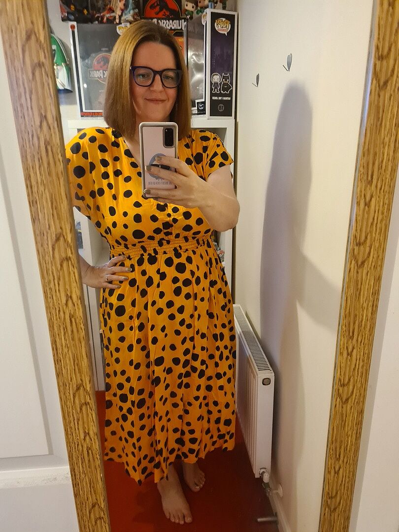 Side Stripe Linen Blend Pants in Black/Cream photo review