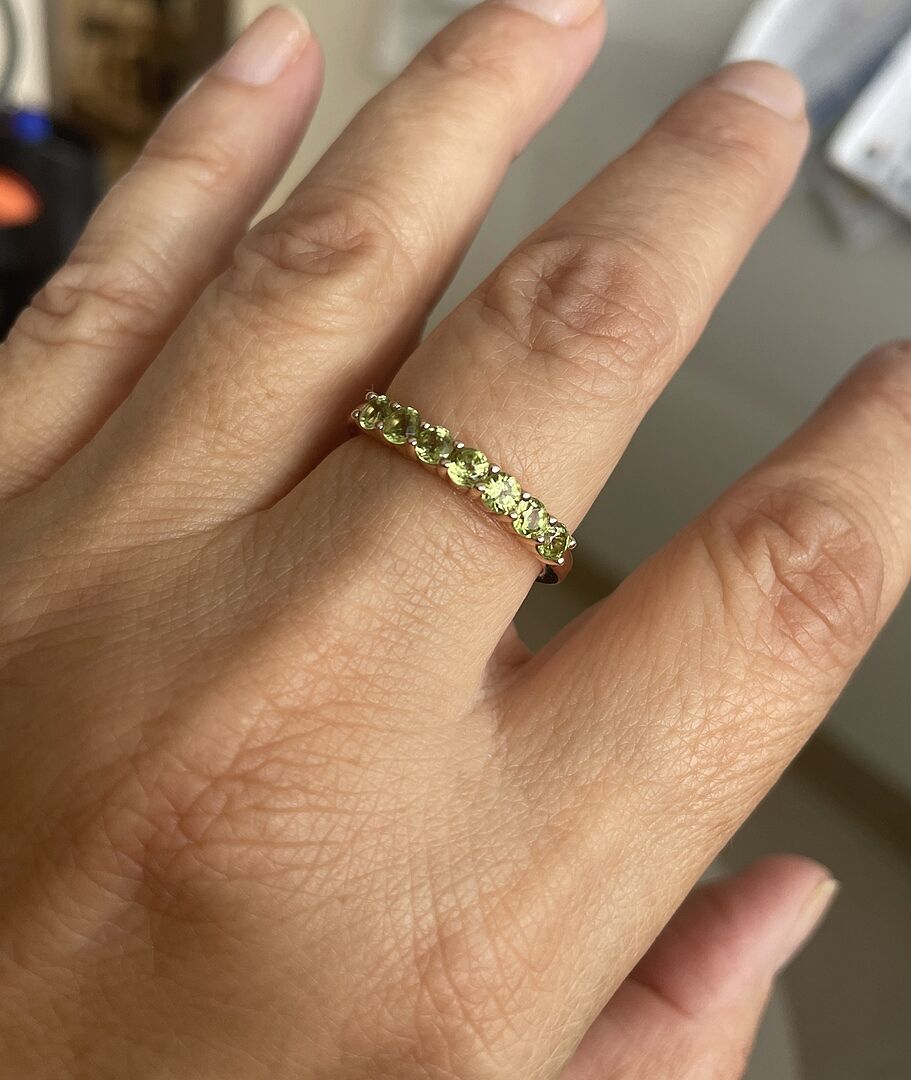 Love my sparkling heirloom peridot