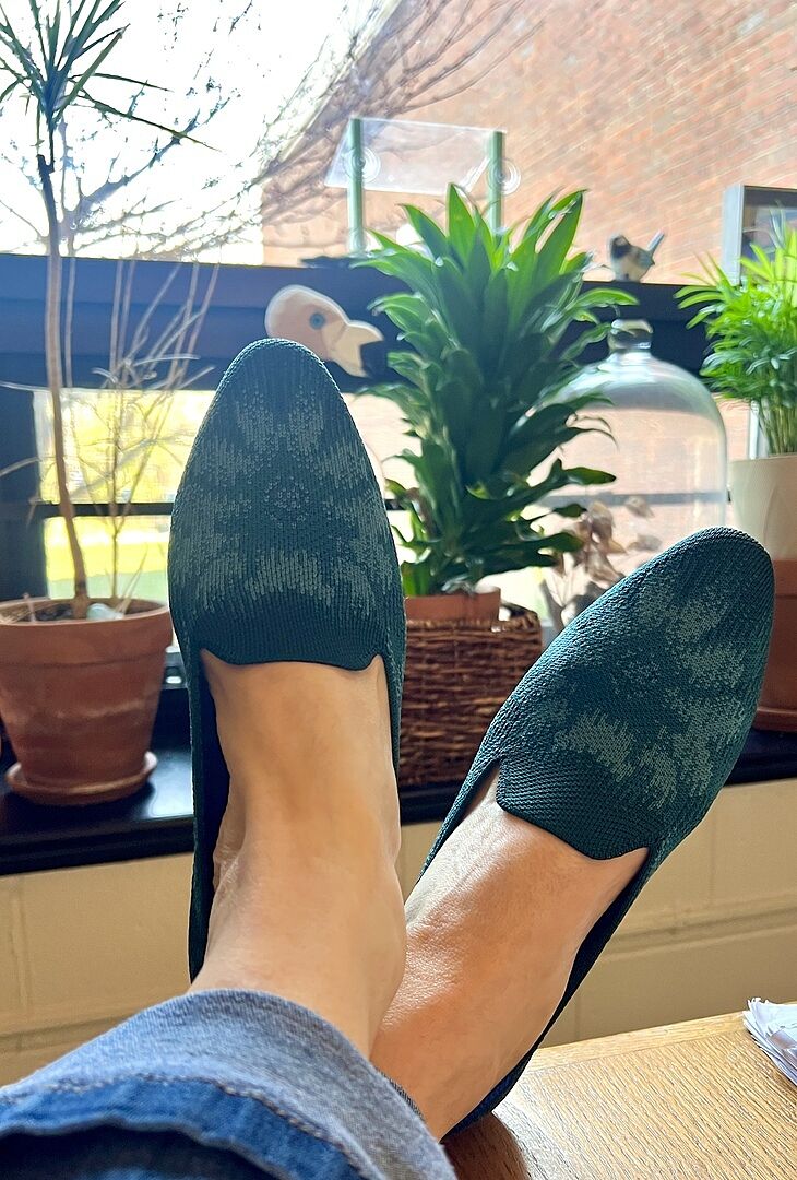 Rothy\'s The Almond  Black Loafers size 9.5 Rothy main image 4