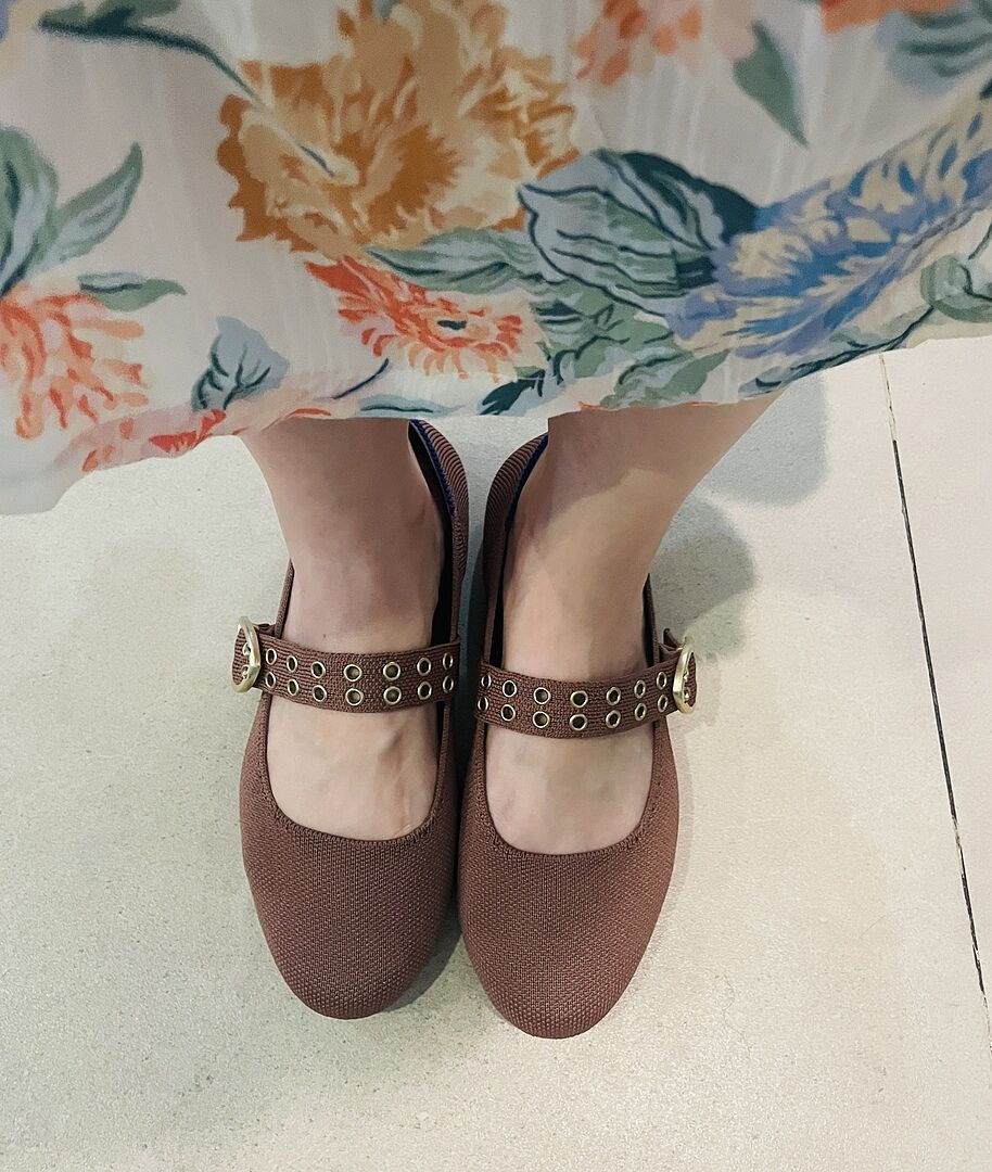 (取寄) レディース ザ バレエ メアリー ジーン Rothy's women The Ballet Mary Jane Conch The Ballet Mary Jane in Conch | Rothy's