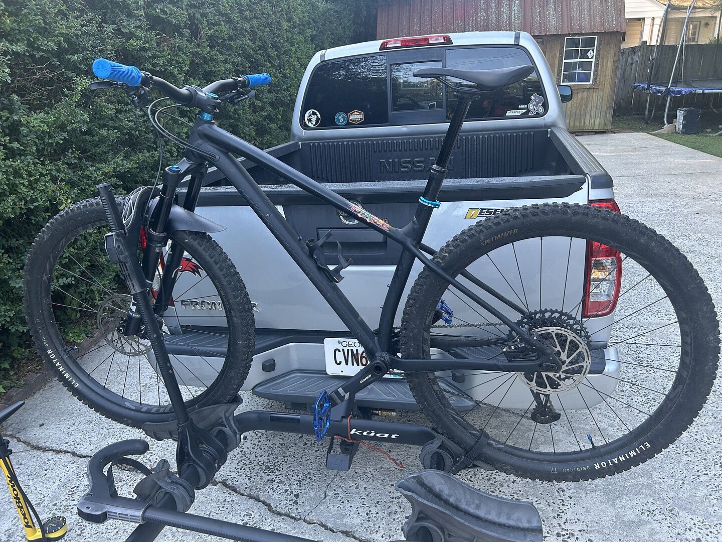 OneUp Wave platform pedaler sort - MTB pedaler