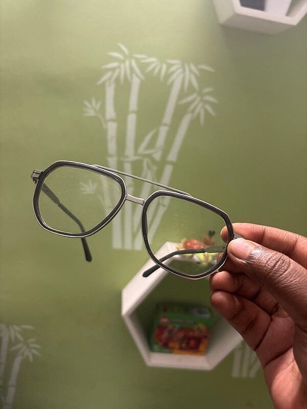 Buy Grey Silver Full Rim Geometric Lenskart STUDIO Hip Hop Buy Grey Silver Full Rim Geometric Lenskart STUDIO Hip Hop