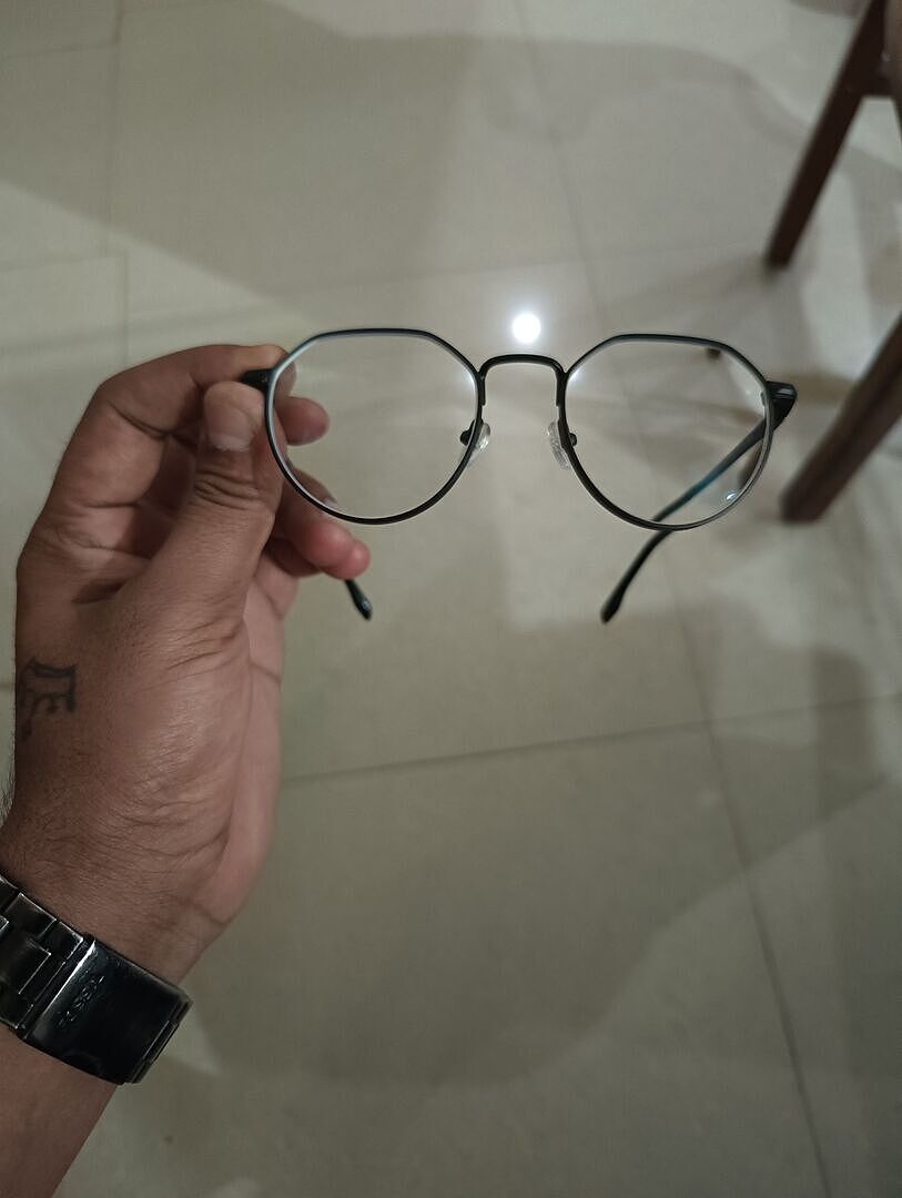 Buy Black Full Rim Hexagonal John Jacobs Supreme Steel JJ E70110
