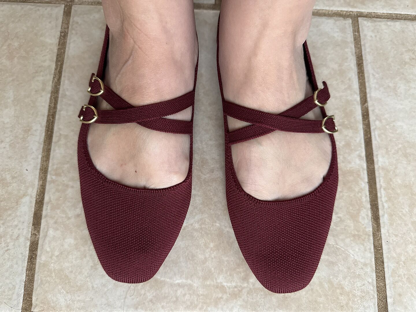 The Double Buckle Mary Jane in Java Chip | Rothy's