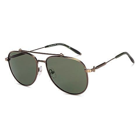Green Gold Full Rim Aviator John Jacobs Tints JJ S70148 Sunglasses