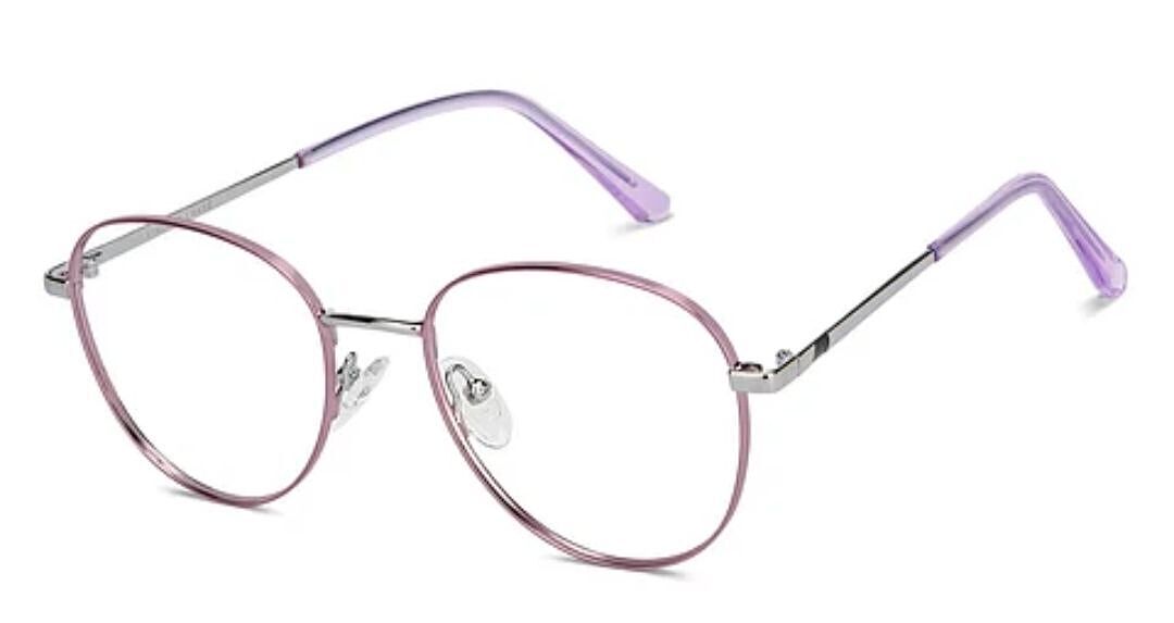 Buy Purple Silver Full Rim Round Vincent Chase Sleek Steel VC