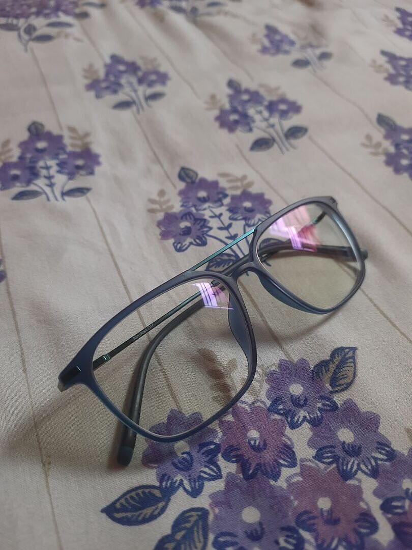 Buy Black Full Rim Square Lenskart Air fusion LA E13069-C1