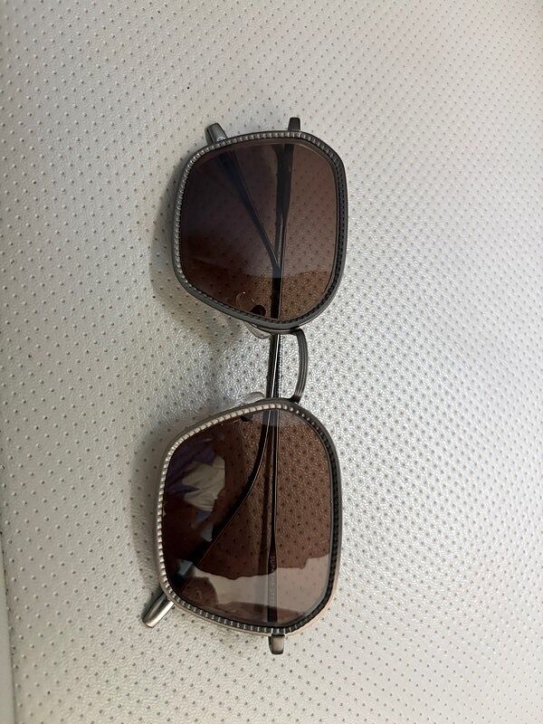 Buy Grey Gunmetal Grey Full Rim Hexagonal John Jacobs JJ Tints JJ