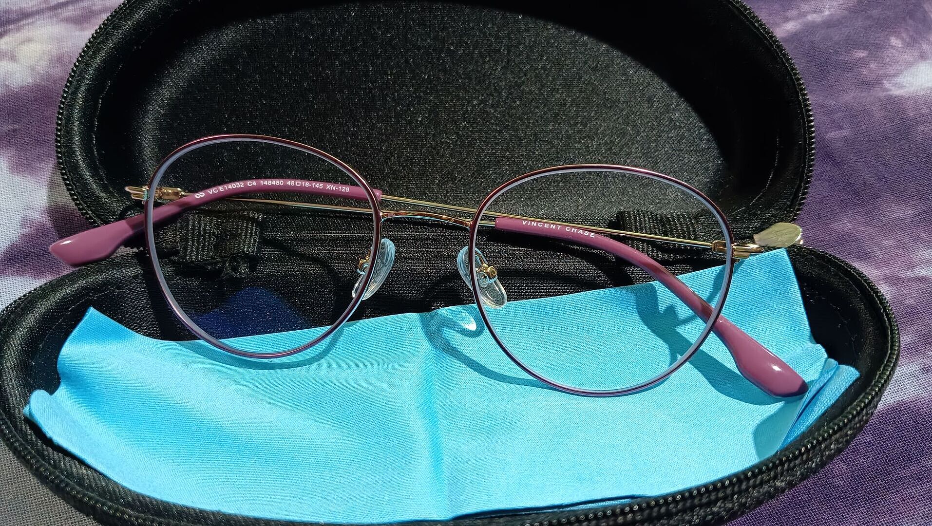 Buy Rose Gold Full Rim Round Vincent Chase Metal VC E14032