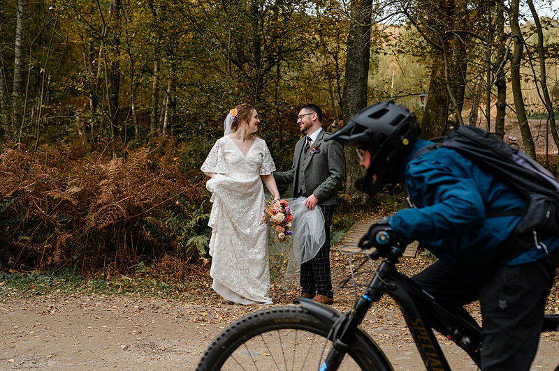 MISS R., real Britten bride