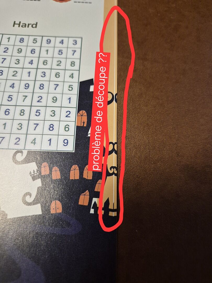 Belle qualité mais. . .