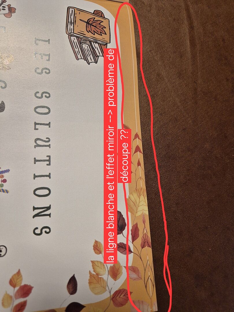 Belle qualité mais. . .