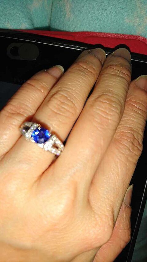 Very happy - outstanding service and sparkling ring!