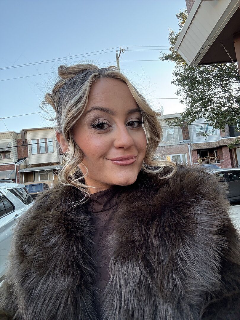 Brisa Belted Lapel Coat Faux Fur Brown– Selfie Leslie