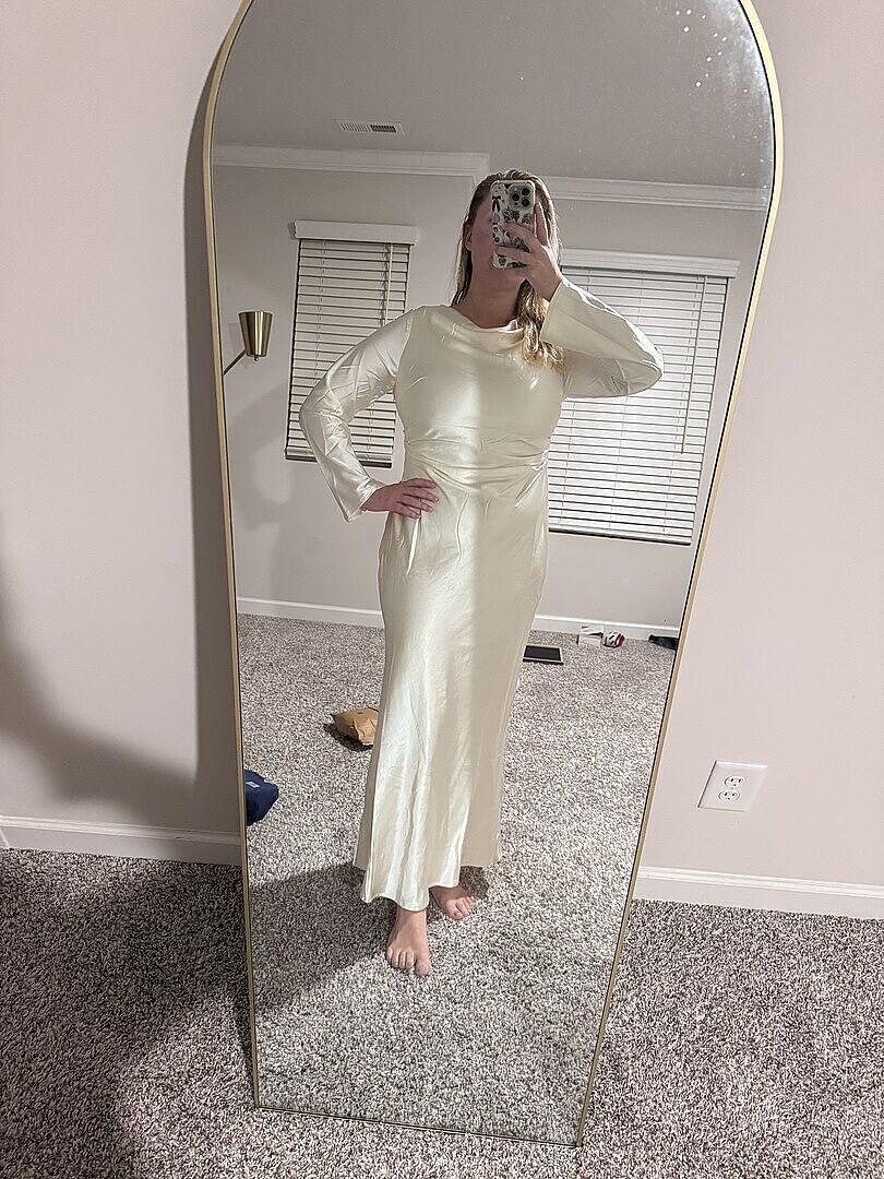 tie dye long sleeve midi dress Long Sleeve Tie Dye Maxi Dress by Nuichan