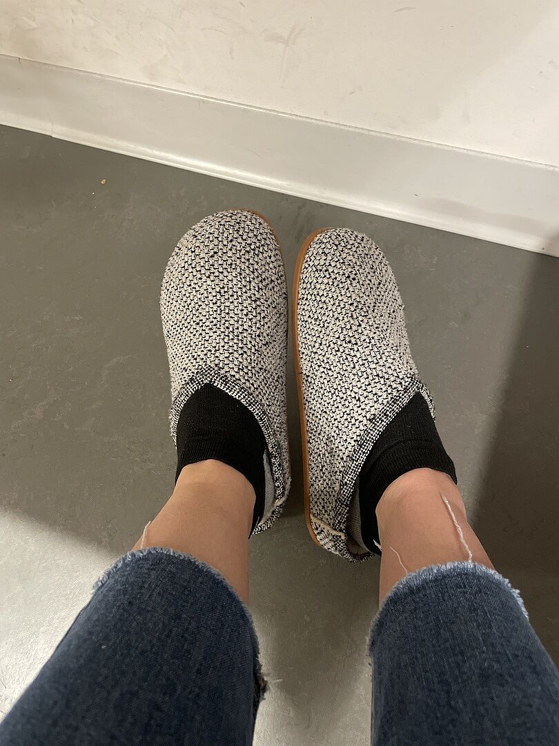 The Cozy Clog in Cookies and Cream Bouclé | Rothy's