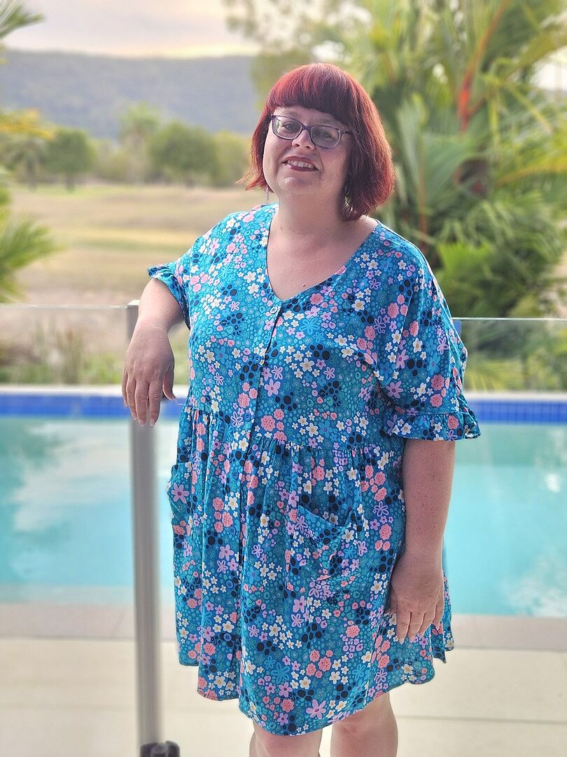 Divine Dress in Lilac Daisies by Kasey Rainbow photo review