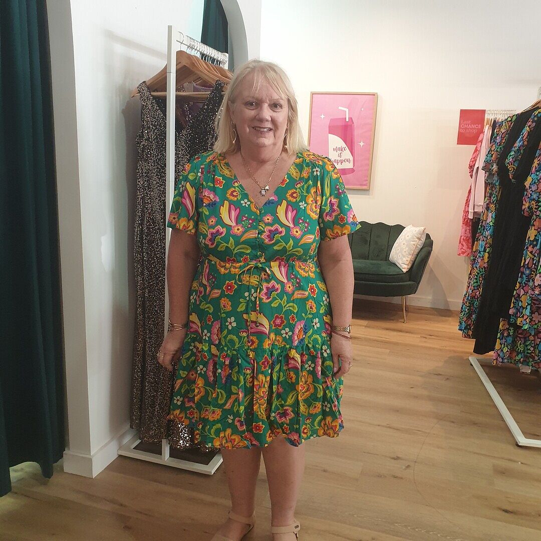 Esmae Dress in Pink Roses photo review