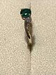 Nature Inspired Emerald &amp; Diamond Twisted Vine Ring