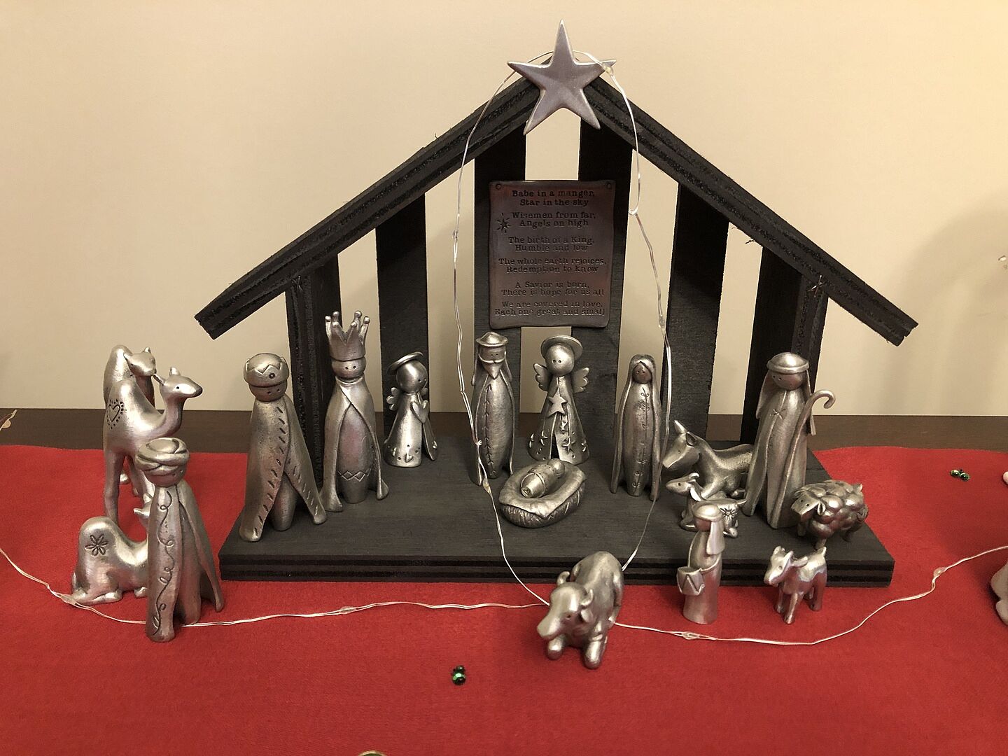 A Pair of Miniature Goats Nativity Figurine Set customer photo