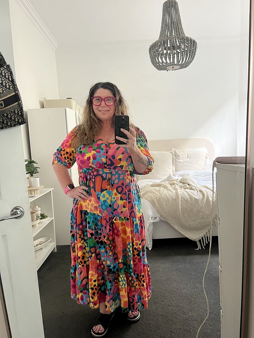 Billie Maxi Dress in Mustard Leopard by Kasey Rainbow photo review