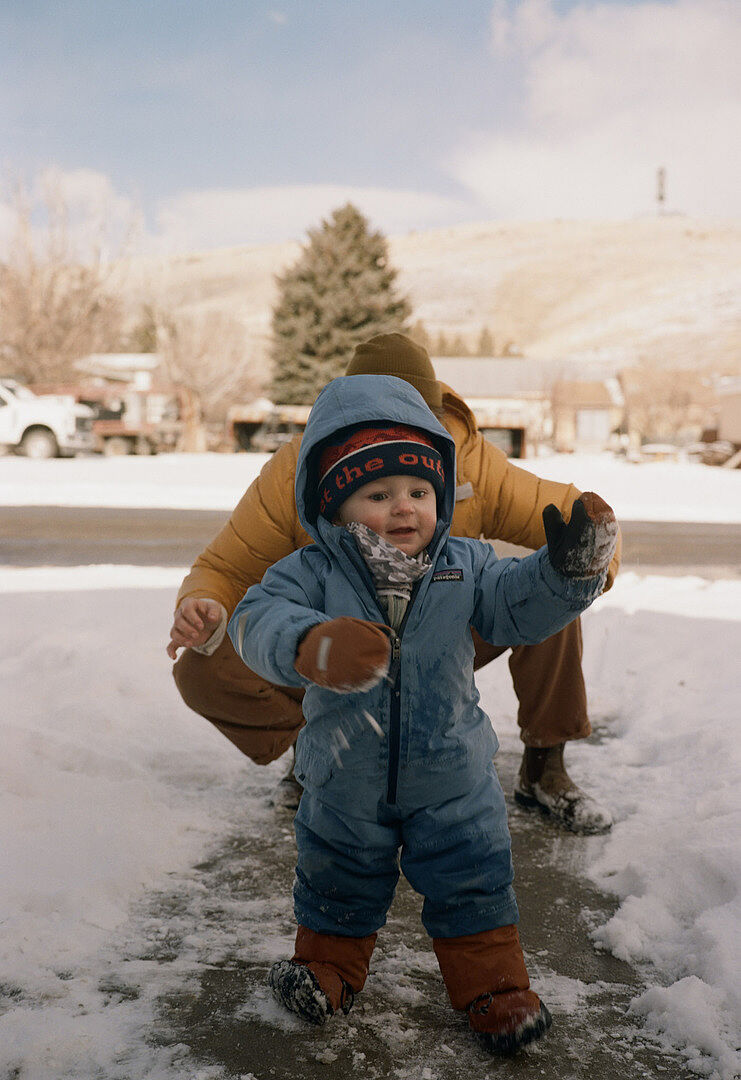 Baby Snow Pile One-Piece